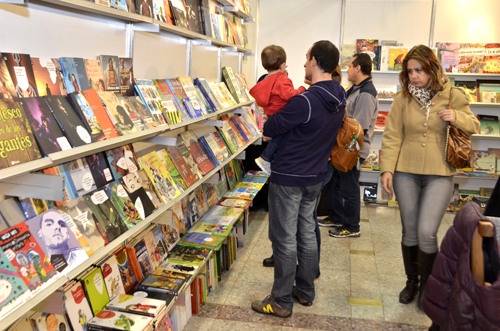 Puesto de libros en el Atrio de la Intendencia