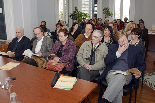 Público presente durante acto