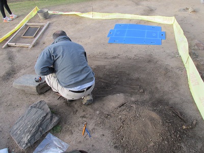 excavaci&oacute;n arqueol&oacute;gica en Colonia