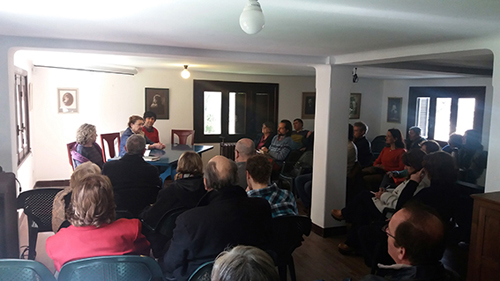 conferencia en la Quinta Vaz Ferreira